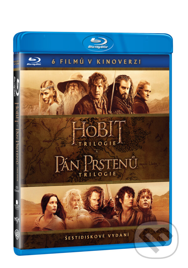 Levně Kolekce Středozemě 6BD (kinoverze) - Peter Jackson - film z kategorie Akčné a dobrodružné