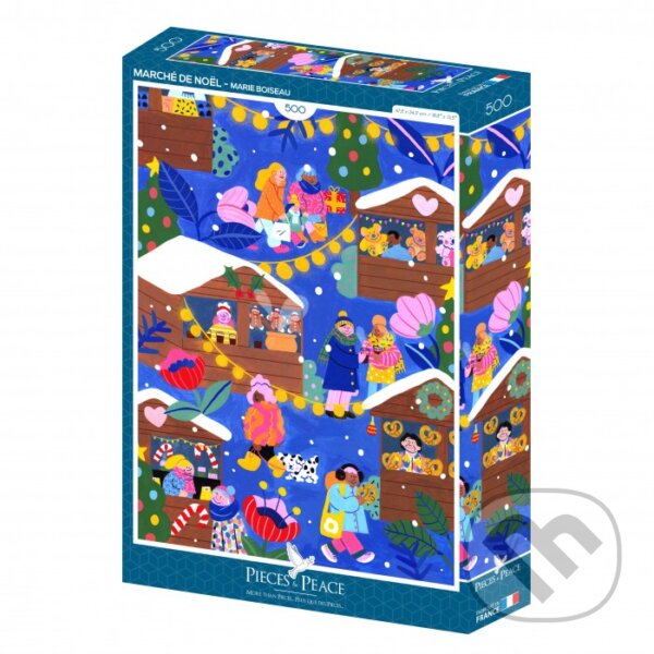 Levně Puzzle Vianočný trh - Marie Boiseau - puzzle z kategorie Ostatné