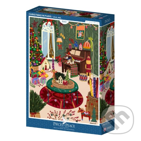 Levně Puzzle Vianoce v Paríži - puzzle z kategorie 500 – 1000 dielikov