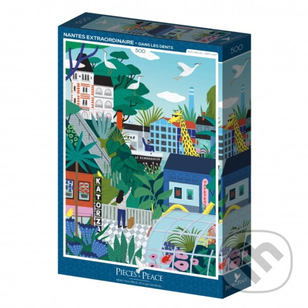 Levně Puzzle V meste - Dans les Dents - puzzle z kategorie 500 – 1000 dielikov