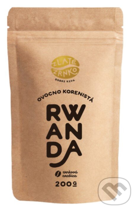 Kávy a čaje: Rwanda "Ovocno-korenistá" (Zlaté Zrnko). Zlaté Zrnko