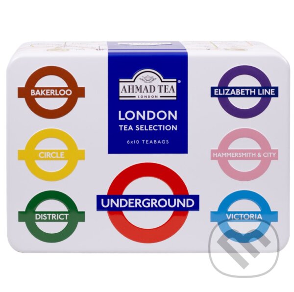 Kávy a čaje: London Underground (AHMAD TEA). AHMAD TEA