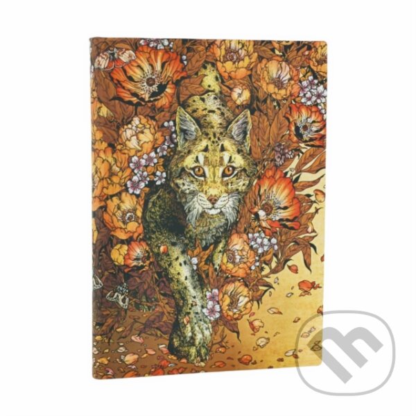 Paperblanks - zápisník Lynx Rising (ultra, čistý, mäkké dosky, elastické zatváranie)