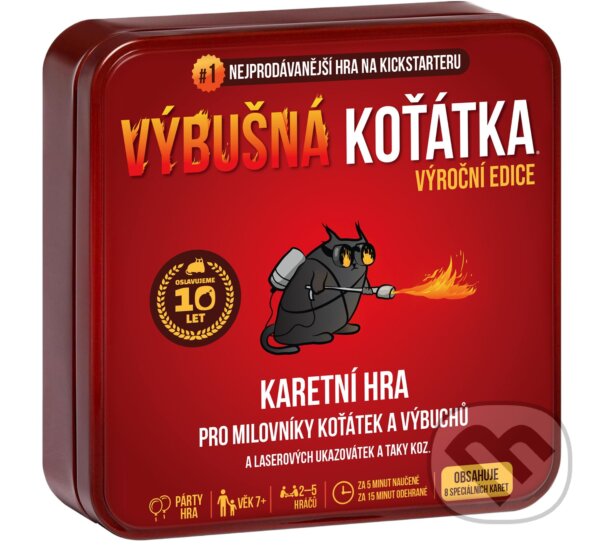 Spoločenská hra: Výbušná koťátka: Výroční edice (). , 2025