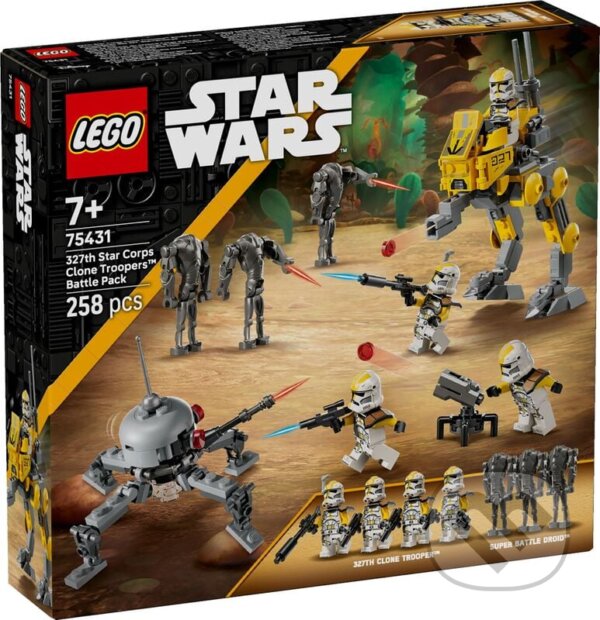 Levně LEGO® Star Wars™ 75431 Bojový balíček klonových vojakov z 327. hviezdneho zboru - hra z kategorie Star Wars