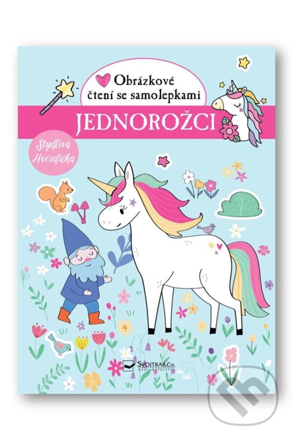 Levně Jednorožci Obrázkové čtení se samolepkami