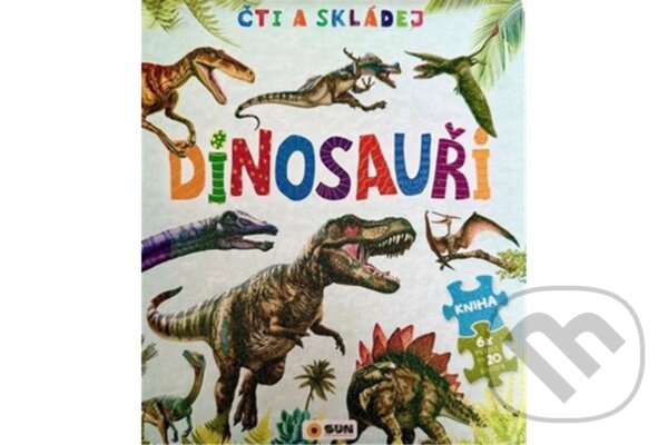 Levně Čti a skládej - DINOSAUŘI