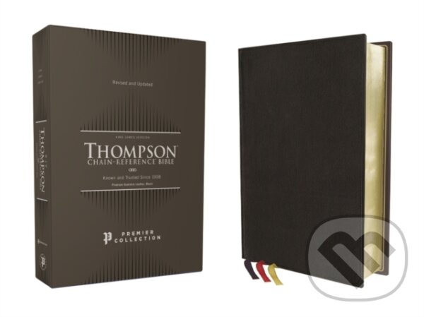 Levně KJV, Thompson Chain-Reference Bible, Premium Goatskin Leather, Black, Premier Collection, Art Gilded Edges, Black Letter, Comfort Print - kniha z…