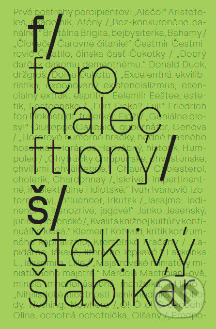 Levně Šteklivý šlabikár - Fero Malec Ftipný - kniha z kategorie Eseje, úvahy a glosy
