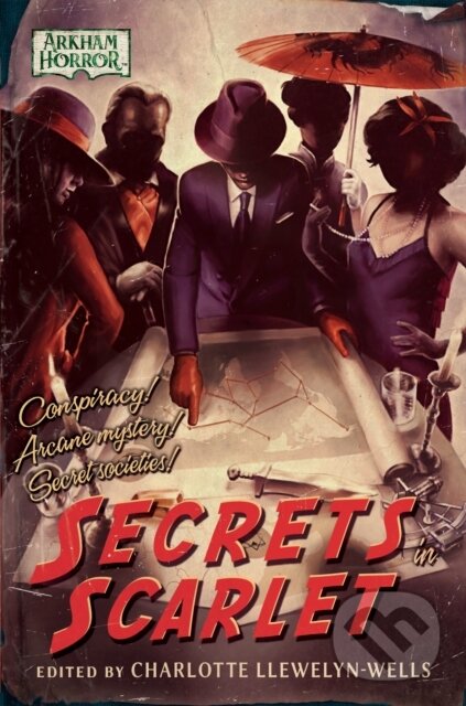 Kniha: Secrets in Scarlet (Carrie Harris, Charlotte Llewelyn-Wells, Steven Philip Jones, MJ Newman, Lisa Smedman, Josh Reynolds, Jason Fischer, James Fadeley, Davide Mana a David Annandale). Aconyte, 2023