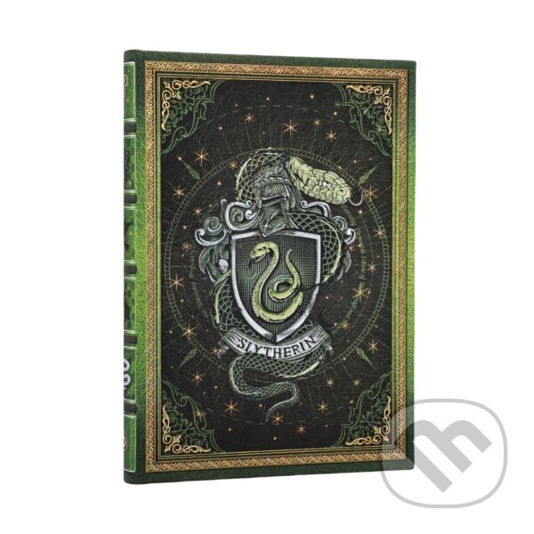 Levně Paperblanks - zápisník Slytherin Journal (midi, čistý, elastické zatváranie)
