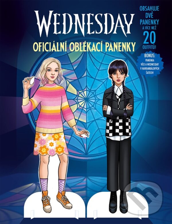 Levně Wednesday: Oficiální oblékací panenky - kniha z kategorie Hlavolamy, doplňovačky, úlohy a hry