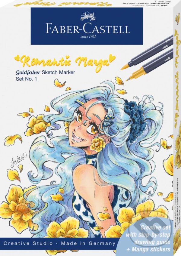 Levně Popisovače Gofa Sketch Romantic Manga Collection set č. 1 - kniha z kategorie Písacie potreby