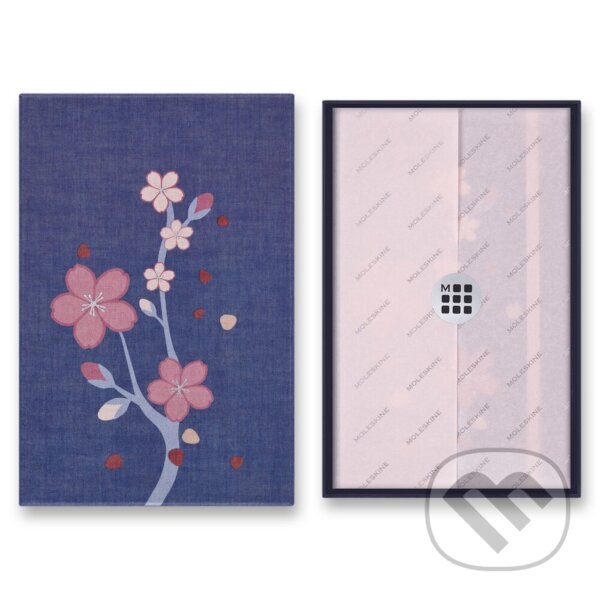 Levně Moleskine - zápisník Sakura (zberateľská edícia) (stredný, čistý)