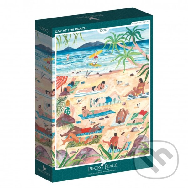Levně Puzzle Deň na pláži - Miranda Sofroniou - puzzle z kategorie 500 – 1000 dielikov
