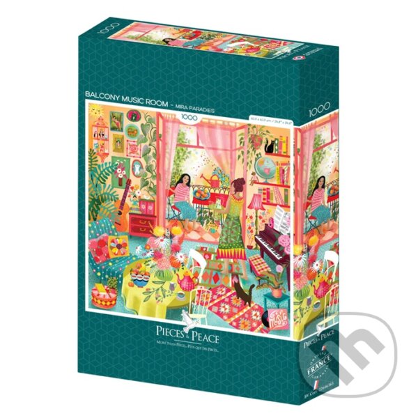 Levně Puzzle Balkón Hudobná miestnosť - puzzle z kategorie 500 – 1000 dielikov