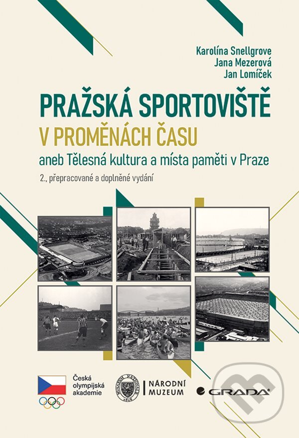 Kniha: Pražská sportoviště v proměnách času (Karolína Snellgrove, Jana Mezerová a Jan Lomíček). Grada, 2025