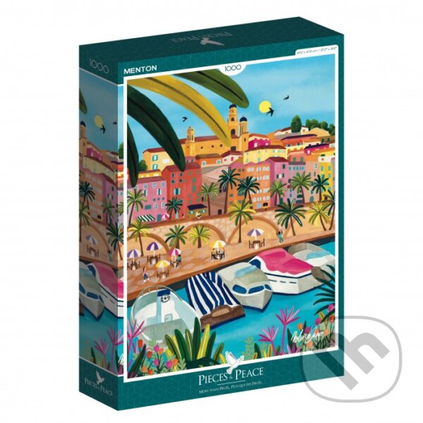 Levně Menton - puzzle z kategorie Mestá a stavby