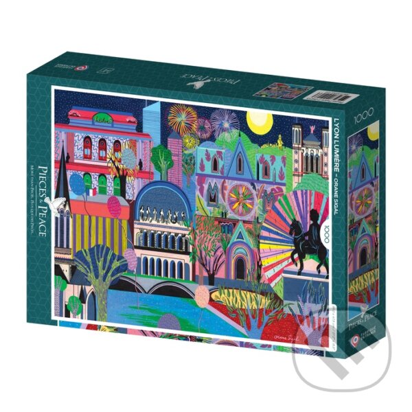 Levně Svetlá mesta Lyon - Orane Sigal - puzzle z kategorie Mestá a stavby