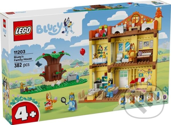 Spoločenská hra: LEGO®Bluey 11203 Bluey a jej rodinný dom (LEGO). LEGO