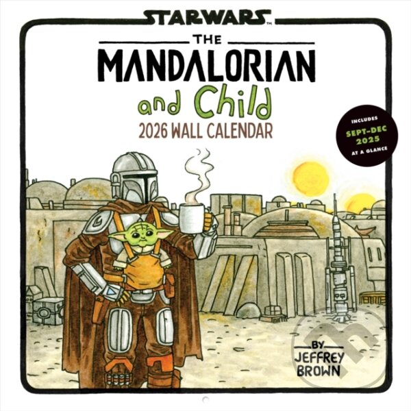 Levně Star Wars The Mandalorian and Child 2026 Wall Calendar
