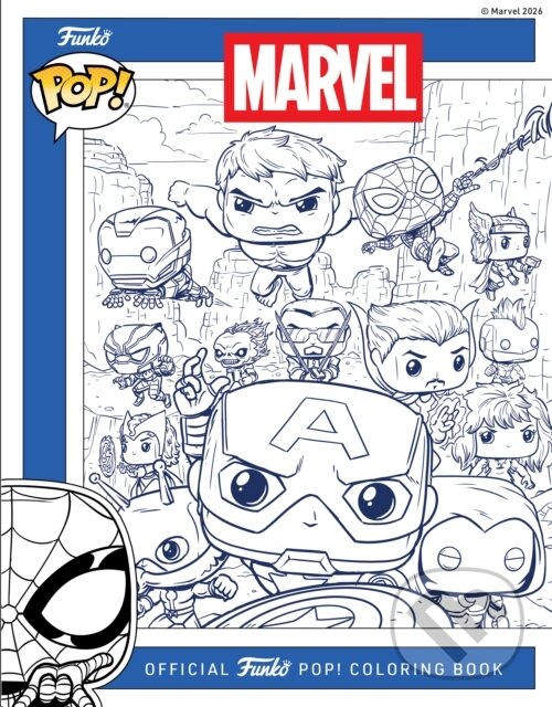 Levně Marvel: The Official Avengers Funko POP! Coloring Book - kniha z kategorie Pre dospelých