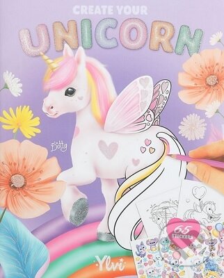 Levně Unicorn (Kreatívna kniha nálepiek Ylvi Vytvor si svojho jednorožca)