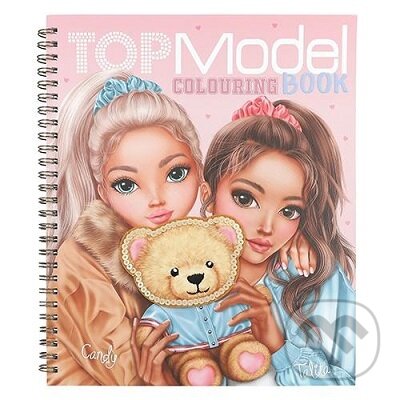 Levně Top Model Candy & Talita - Colouring Book (Farbenie s nálepkami Top Model, Candy & Talita)
