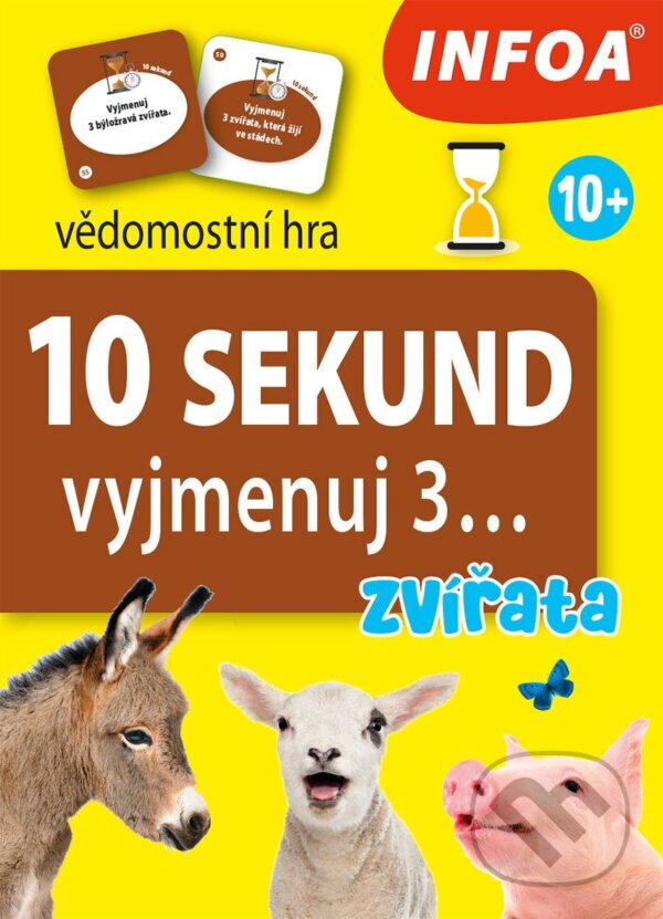 Levně 10 sekund vyjmenuj 3… Zvířata - Krabicová hra - hra z kategorie Vzdelávacie hry