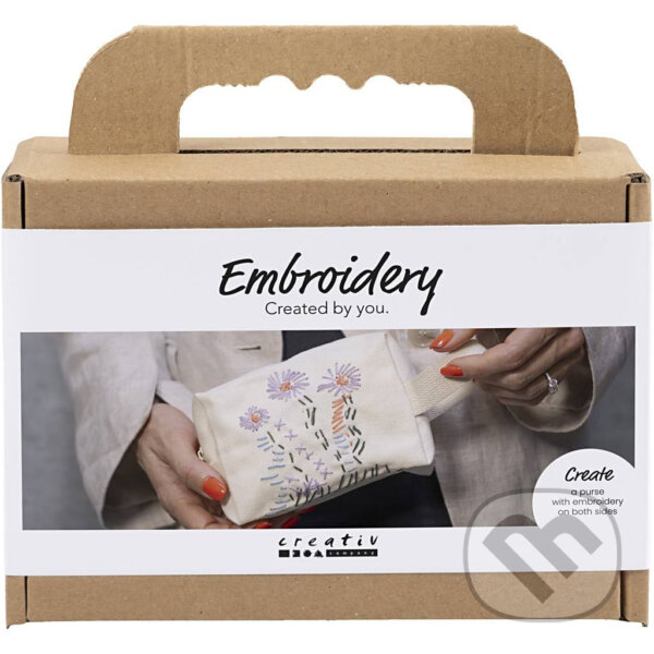 Levně Kreatívna sada Vyšívaná toaletná taška