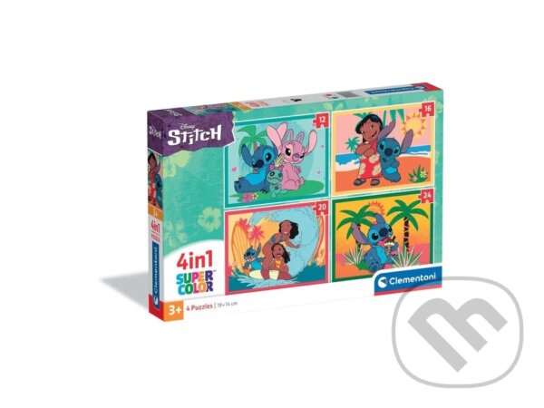 Levně PUZZLE 4IN1 STITCH 2025 - puzzle z kategorie Disney