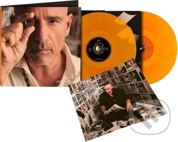 Levně Eros Ramazzotti: Una Storia Importante (Orange Vinyl / Limited)