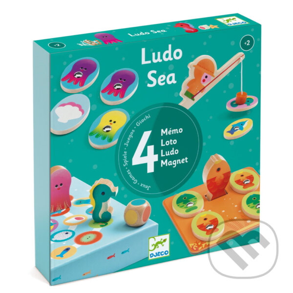 Levně Ludo Sea: 4 hry s morskou tematikou - hra z kategorie Ostatné