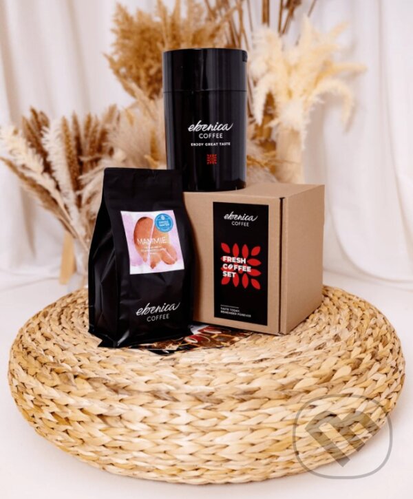 Kávy a čaje: Fresh Coffee Set s kávou EBENICA Mammie (500 g) (EBENICA Coffee). EBENICA Coffee