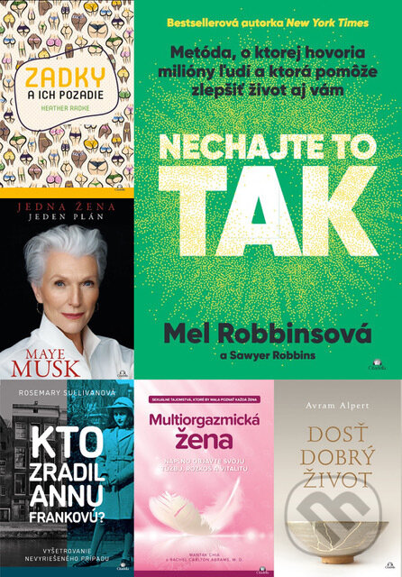 Levně Nechajte to tak + ďalších 5 kníh (komplet) - Mel Robbins - kniha z kategorie Psychológia