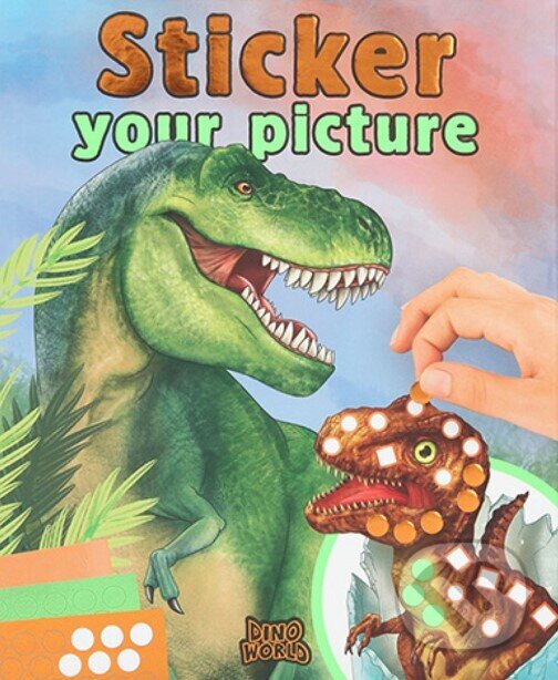 Levně Sticker your picture - Dino World (Kreatívna sada nálepiek Dino World Nálepka váš obrázok)