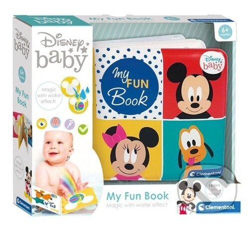 Baby Clementoni - Zábavná knížka DISNEY