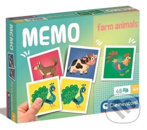 Levně Pexeso Farm animals (Zvířatka z farmy) - hra z kategorie Karty, pexeso