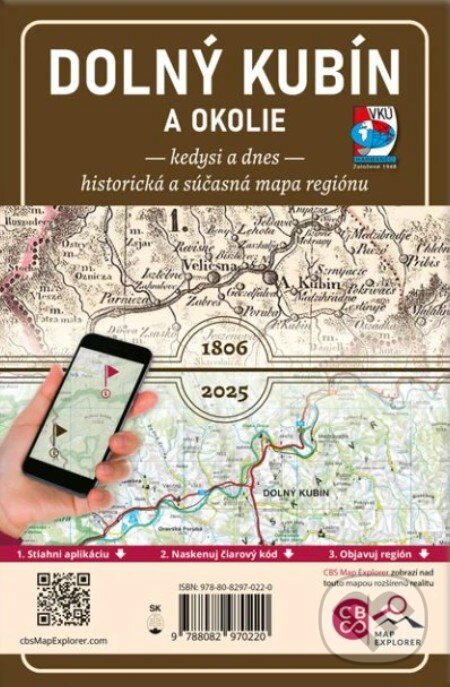 Dolný Kubín a okolie (1: 100 000)