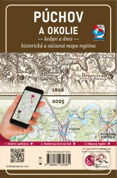 Púchov a okolie (1: 95 000)