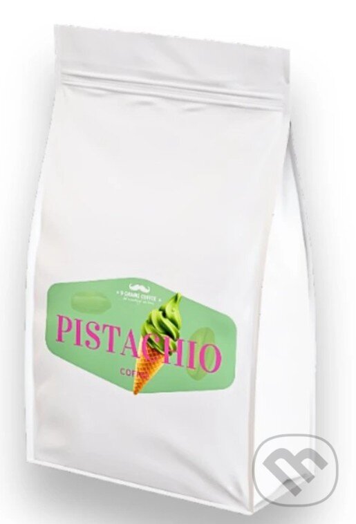 Kávy a čaje: Pistachio Chocolate (flavoured coffee) (9 Grams Coffee). 9 Grams Coffee