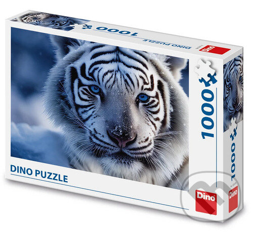Levně Puzzle Bílý tygr - puzzle z kategorie Zvieratá