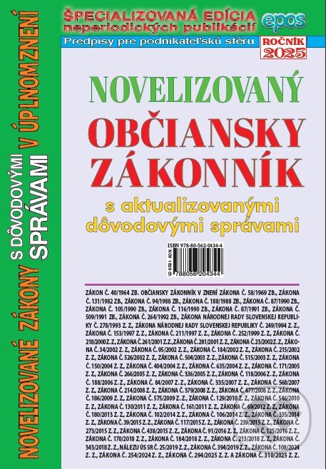 Levně Novelizovaný Občiansky zákonník - kniha z kategorie Právo