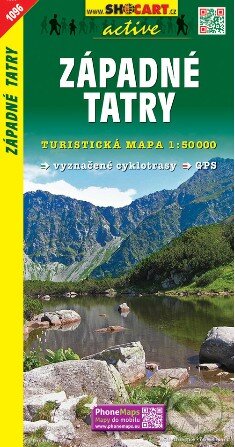 Levně Západné Tatry 1:50 000 (Turistická mapa 1096)