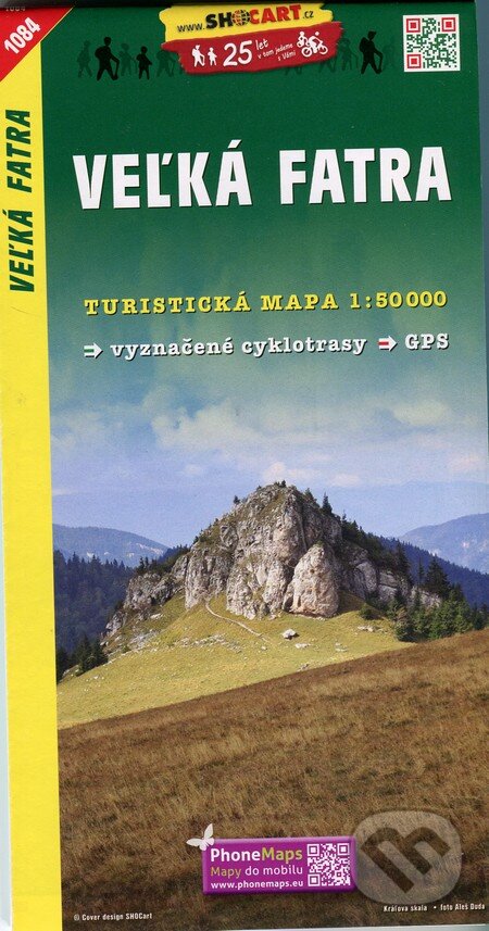 Levně Veľká Fatra 1:50 000 (Turistická mapa 1084)