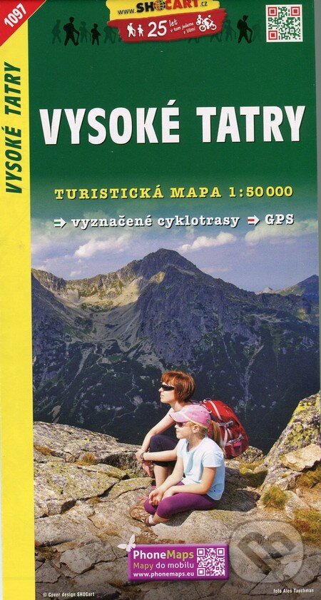 Levně Vysoké Tatry 1:50 000 (Turistická mapa 1097)