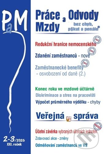 Práce a mzdy 2-3/2026 – Redukční hranice nemocenského koupíte na Martinus.cz