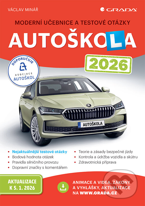 Levně Autoškola 2026 - Václav Minář - kniha z kategorie Autoškoly