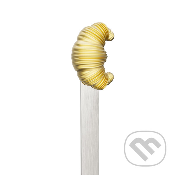 Levně 3D kovová zberateľská záložka – miniatúra – Crossaint
