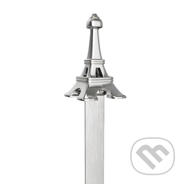 Levně 3D kovová zberateľská záložka – miniatúra – Eifelová veža